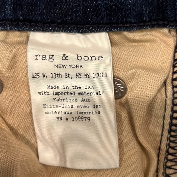 Rag & Bone Jean 10 Inch Crop Flare Size 25 - Picture 12 of 16